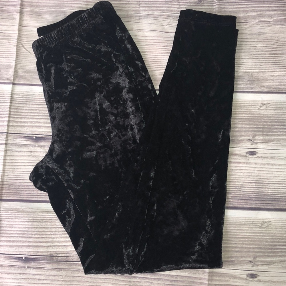 Velvet leggings